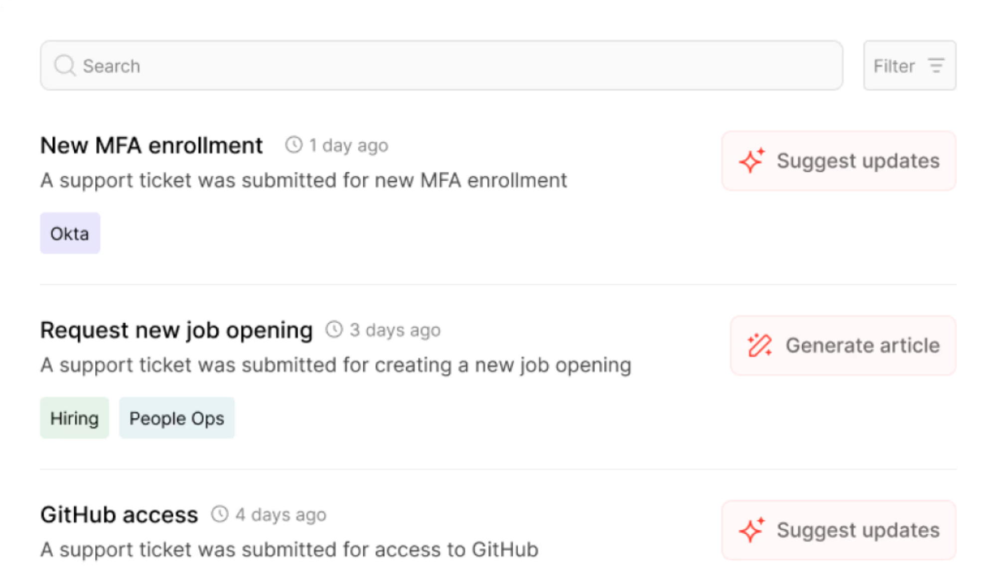 Auto-updating docs from your tickets and conversations
