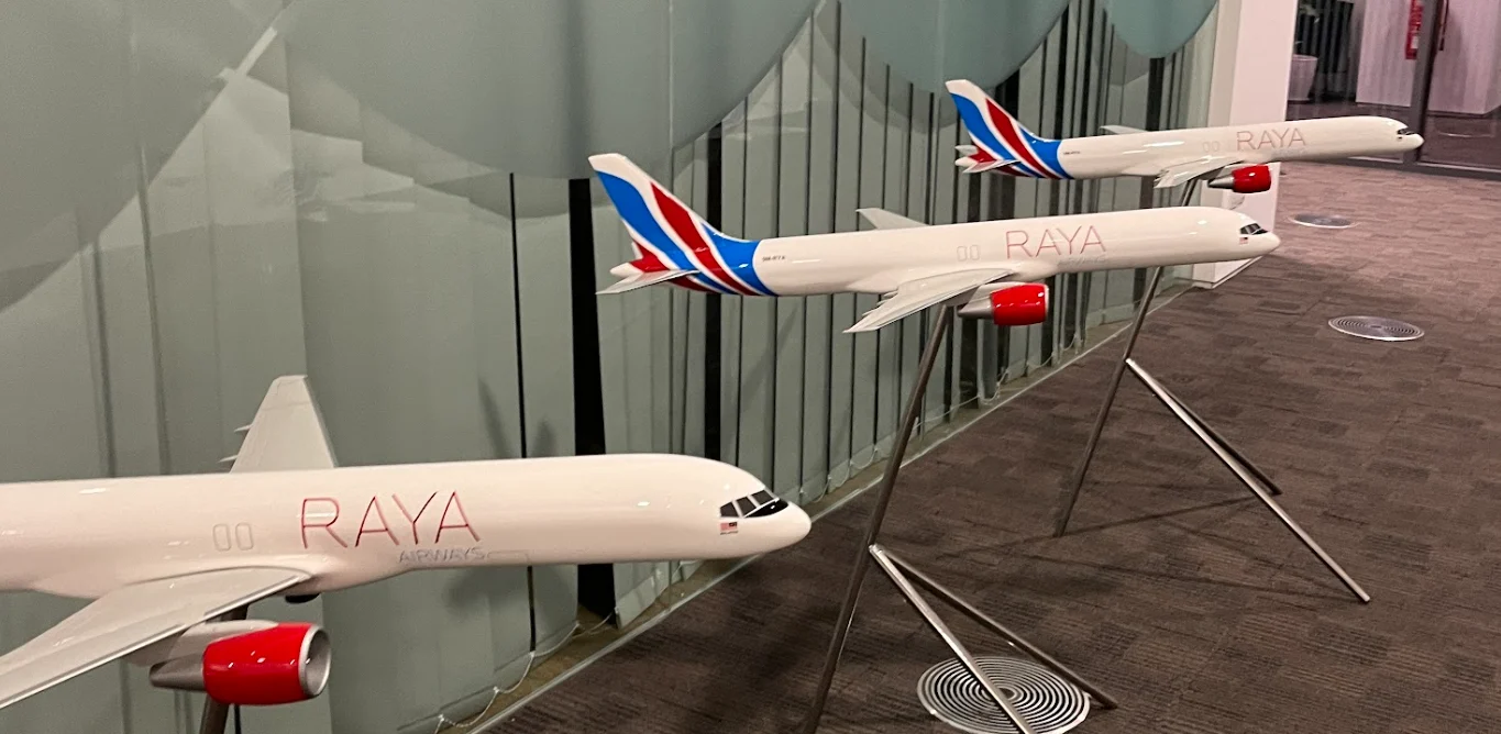 Raya Airways freighter models