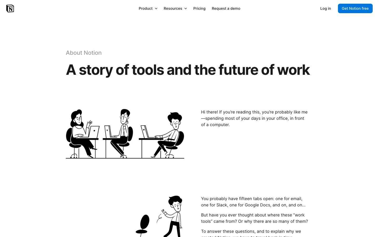 Notion About Us page