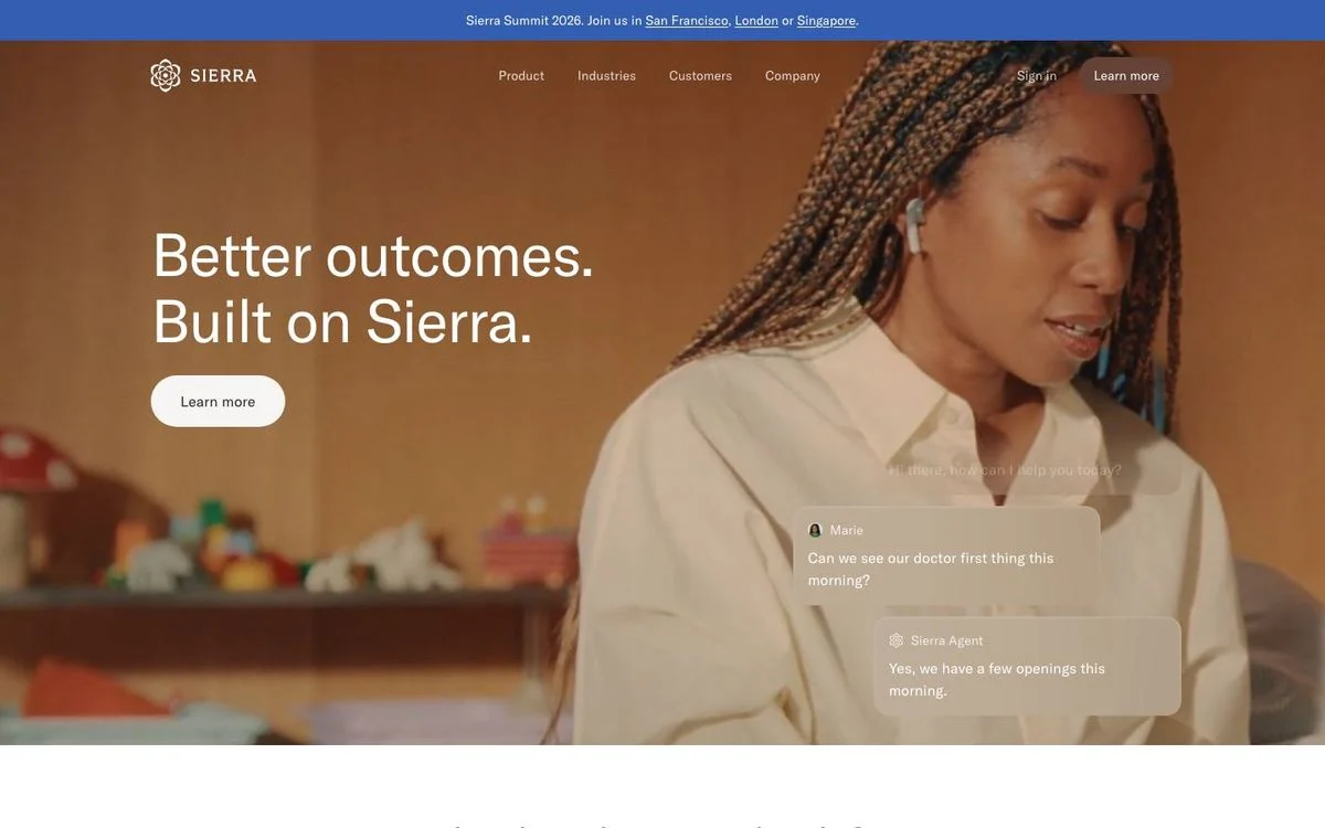 Sierra homepage