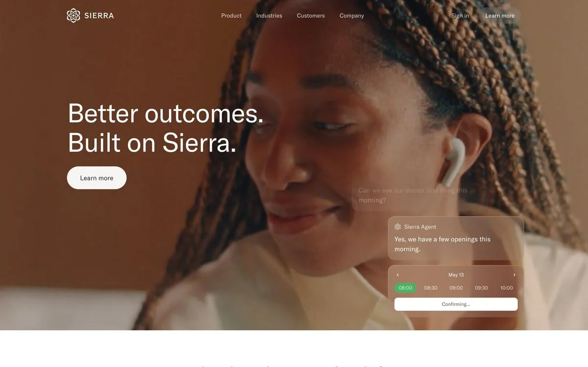 Sierra homepage