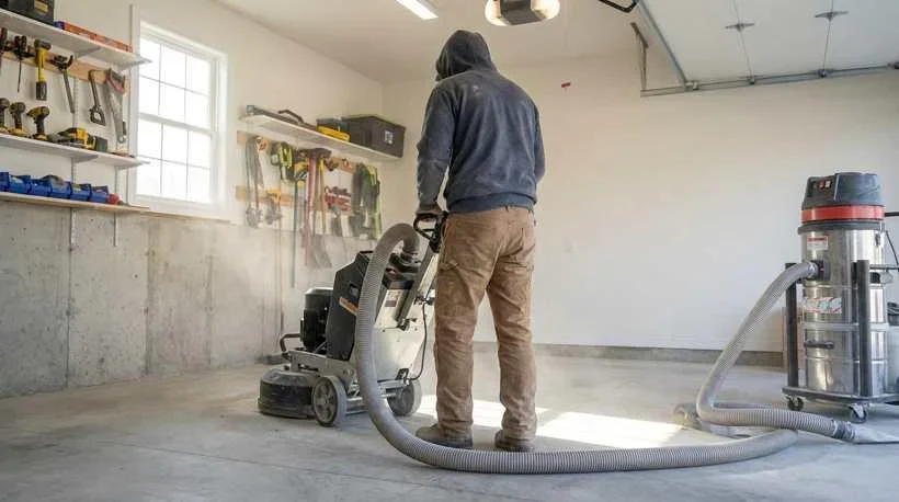 Step 3: Diamond-Grind the Concrete Surface