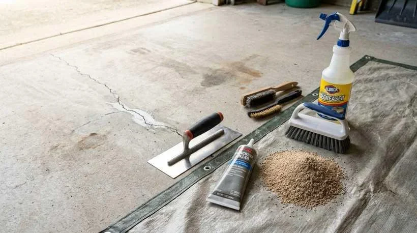 Step 2: Repair Cracks, Stains, and Surface Damage
