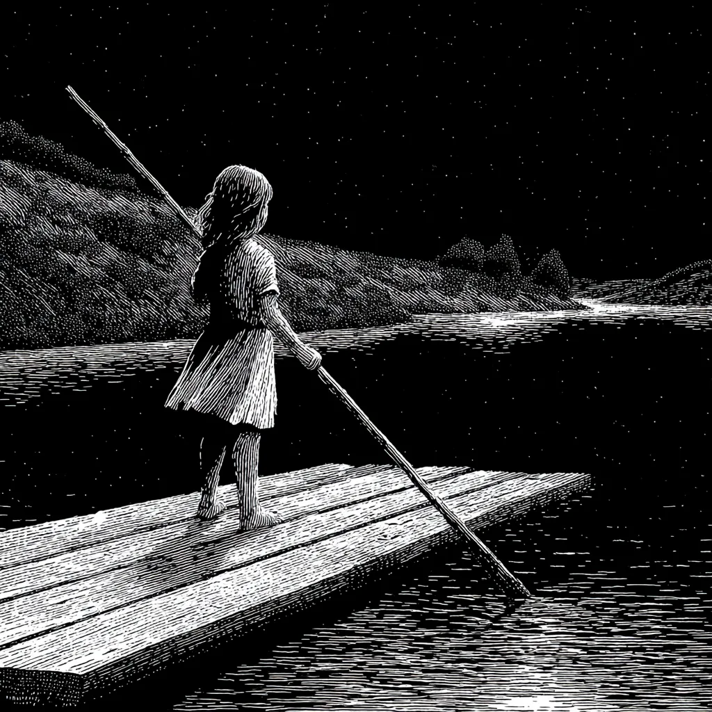 Stippling art style sample