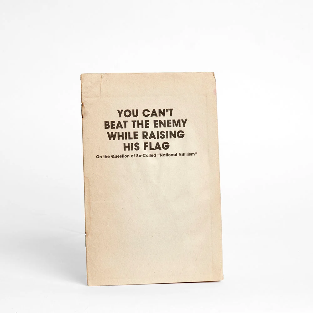 You can’t beat the enemy while raising his flag