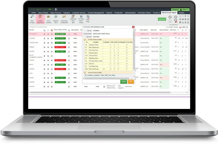 Furniture inventory management system
