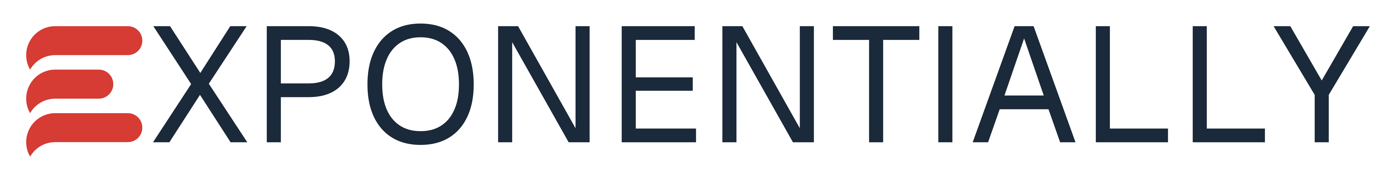 Exponentially wordmark