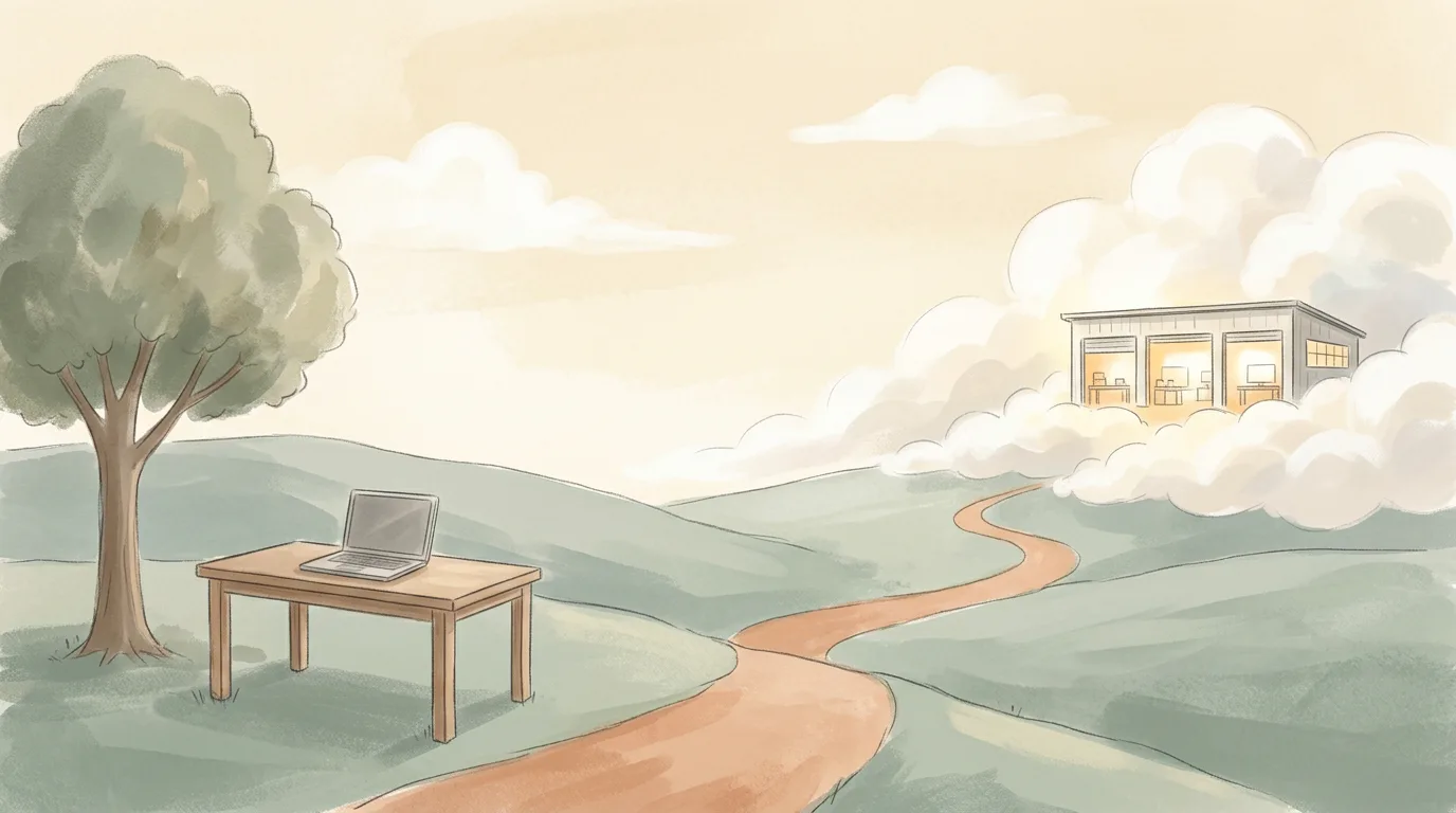Why Local Development Is Going Away. Long Live Cloud Agents. illustration