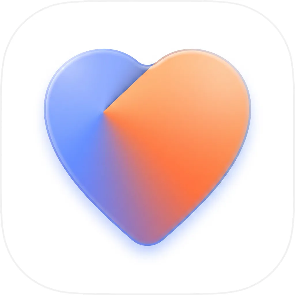 Reversed Embrace heart icon