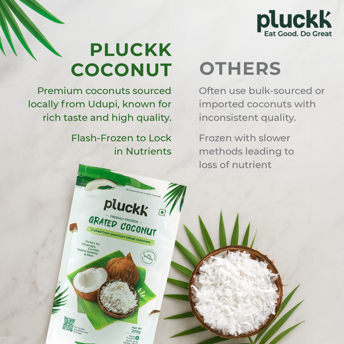 Frozen Grated Coconut