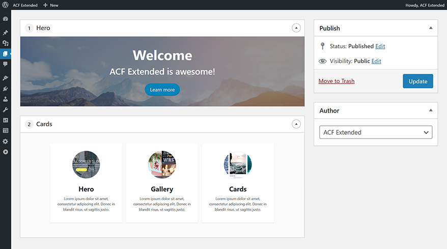 Advanced Custom Fields: Extended: Pricing, Reviews and More