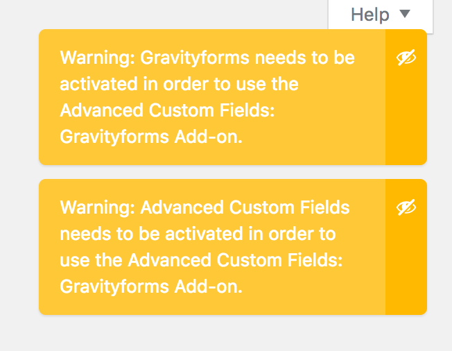 Advanced Custom Fields: Gravity Forms Add-on