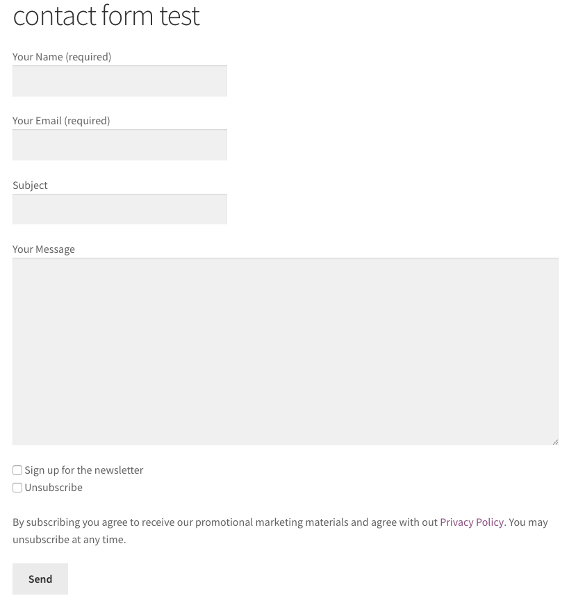 Add-on Contact Form 7 – MailPoet 3