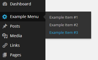 Admin Menu Editor