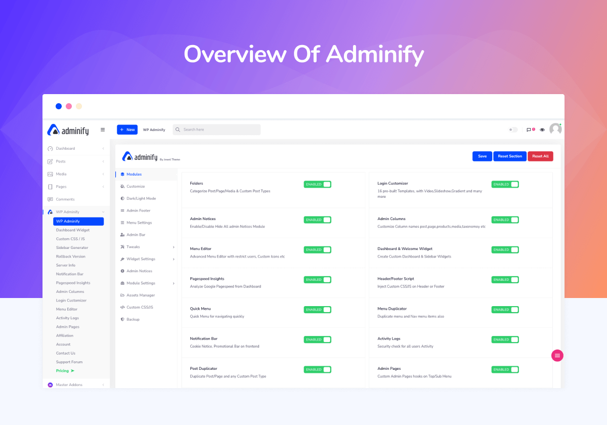 WP Adminify: Pricing, Instructions, Reviews and More