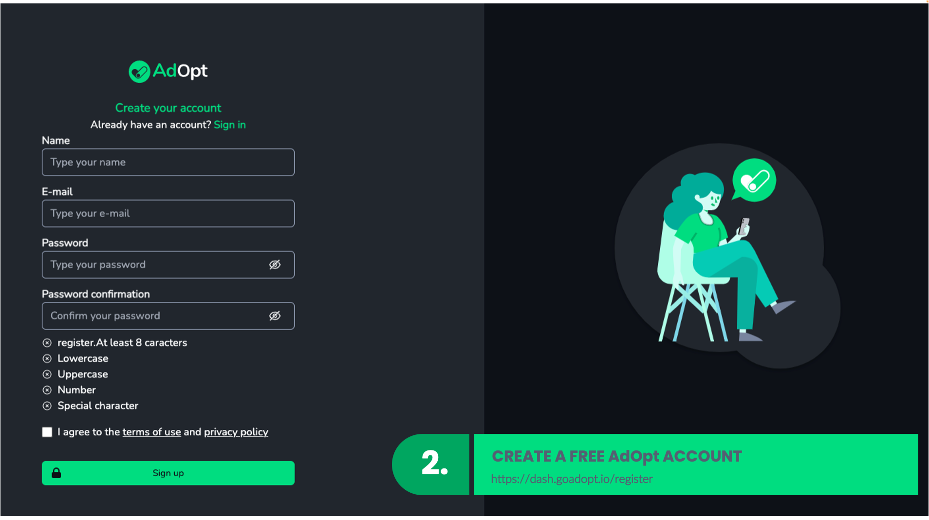 AdOpt | The most beautiful Cookie Banner for GDPR, LGPD, CCPA, PIPEDA and POPIA.