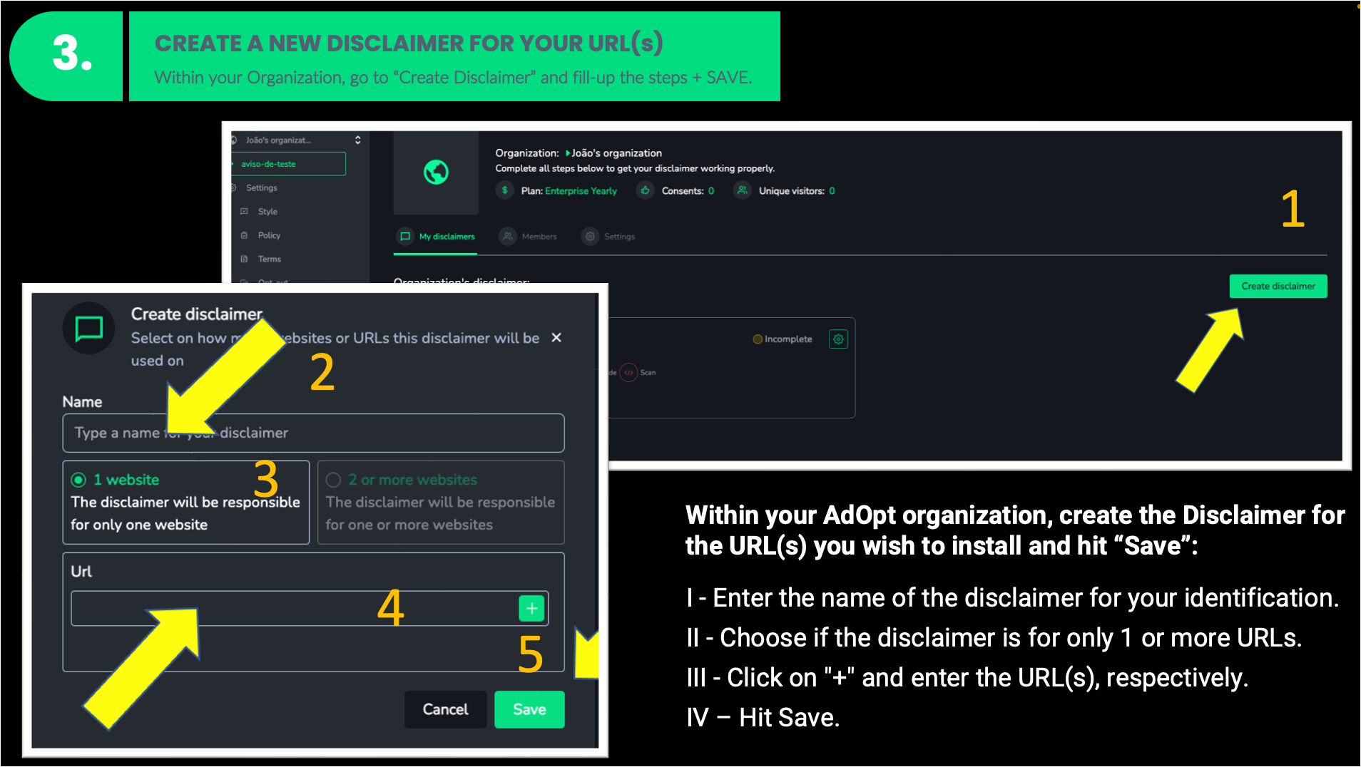 AdOpt | The most beautiful Cookie Banner for GDPR, LGPD, CCPA, PIPEDA and POPIA.