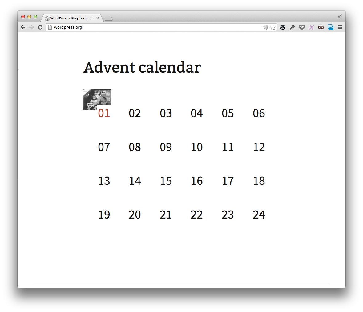 Advent Calendar