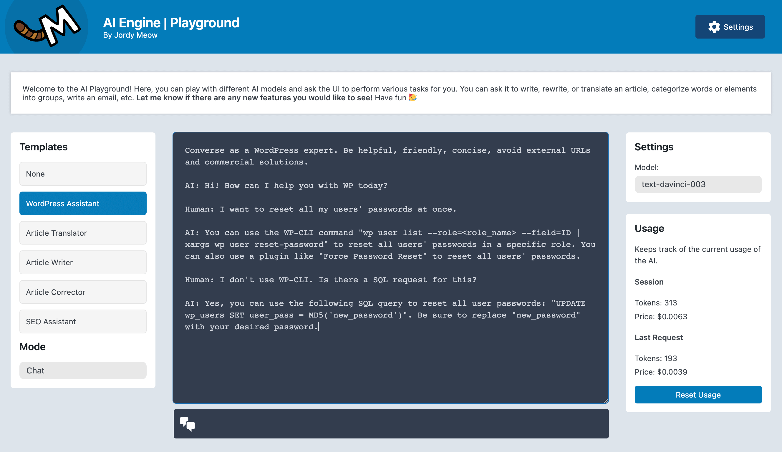 AI Engine: Pricing, Instructions, Reviews and More