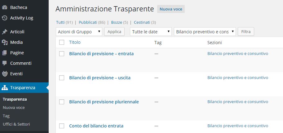 Amministrazione Trasparente