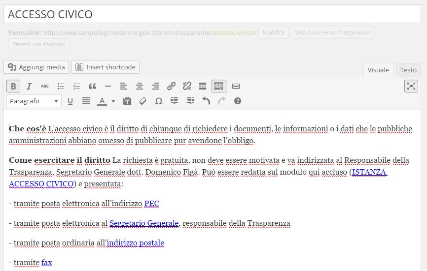 Amministrazione Trasparente