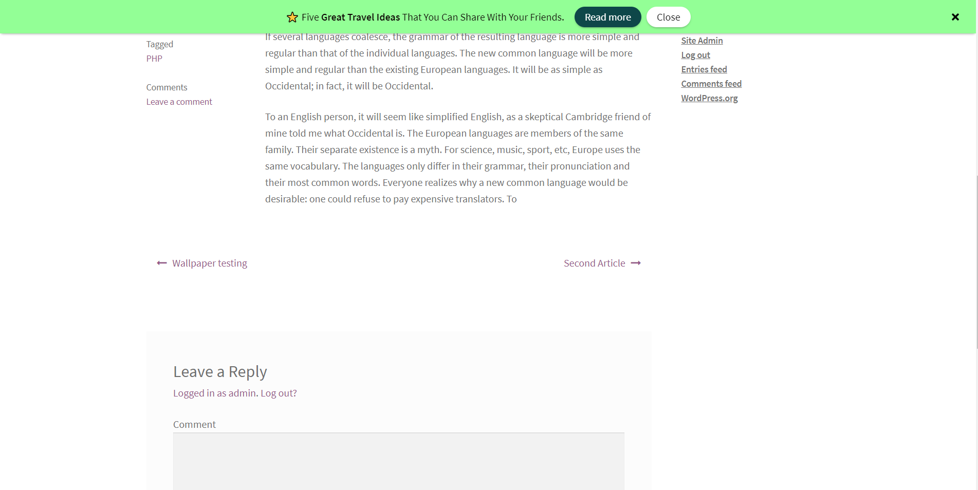 Announcer – Sticky Message Banner, Notification Bar – Add to Top, Bottom of your Website