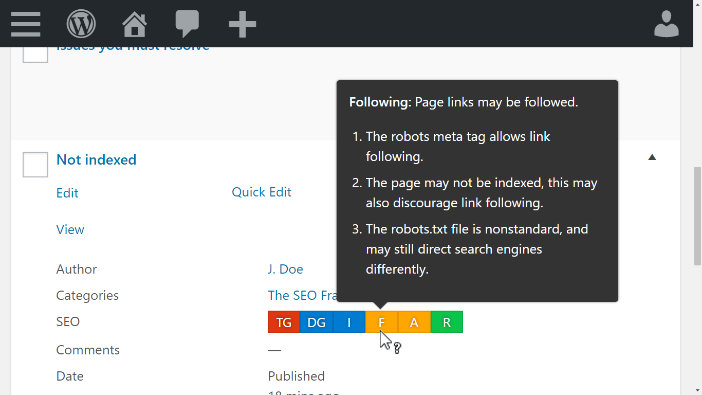 The SEO Framework – Fast, Automated, Effortless.