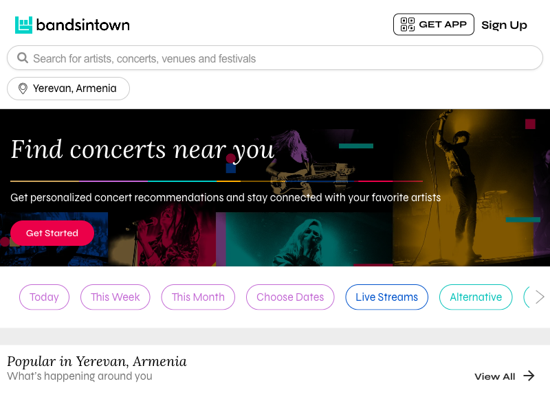 Bandsintown Events