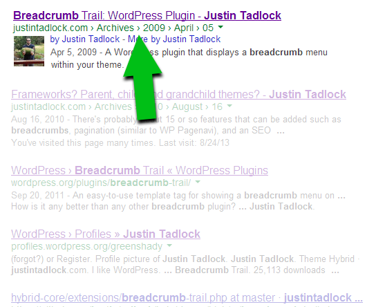 Breadcrumb Trail