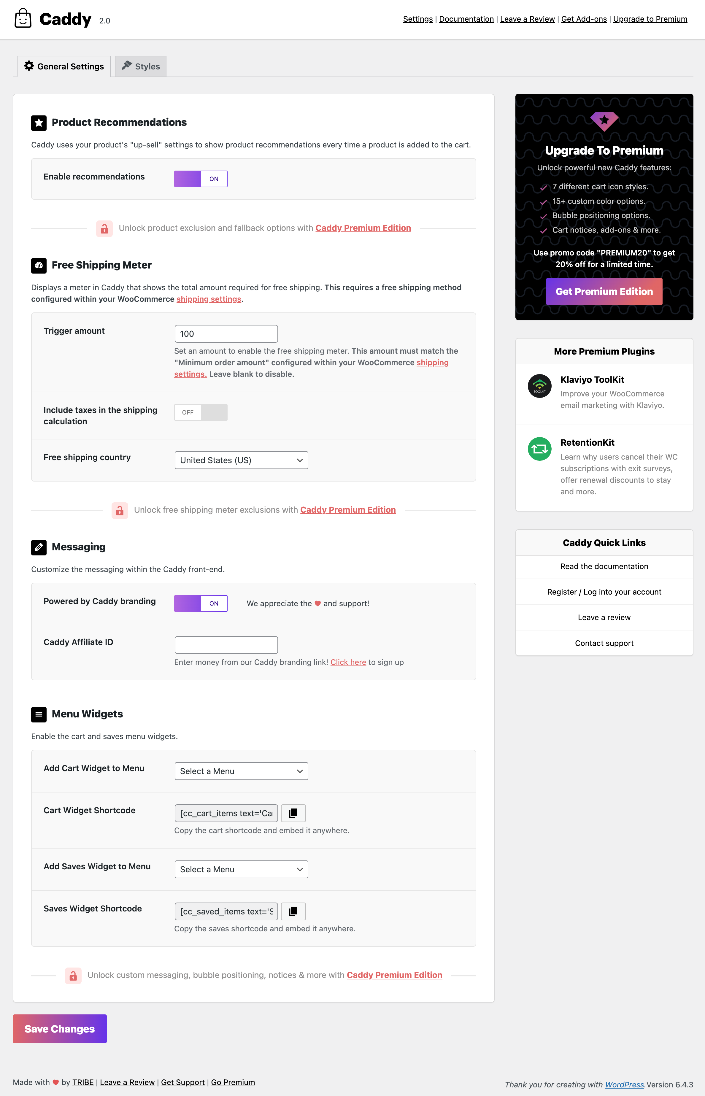 Caddy – Smart Side Cart for WooCommerce