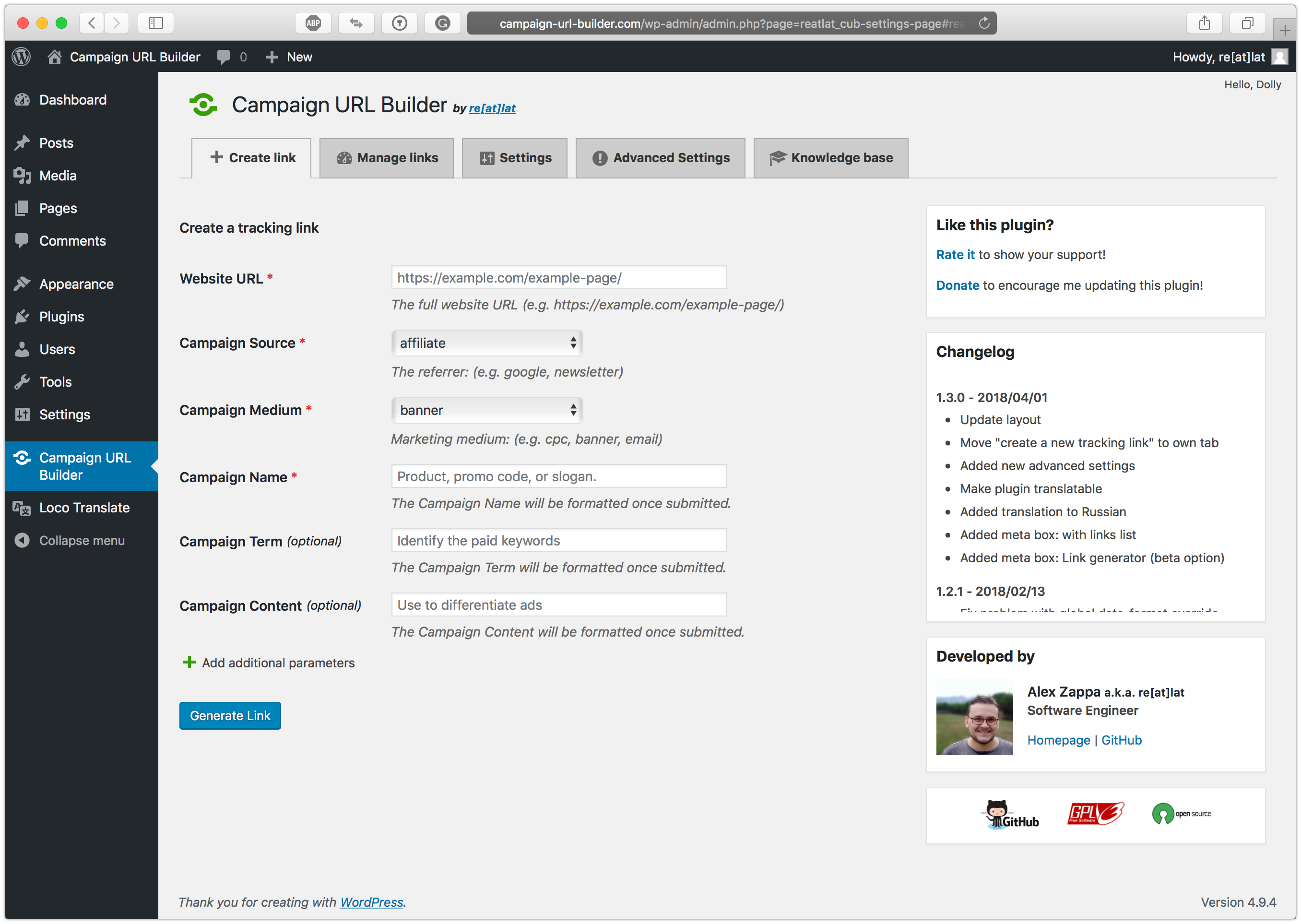 Campaign URL Builder