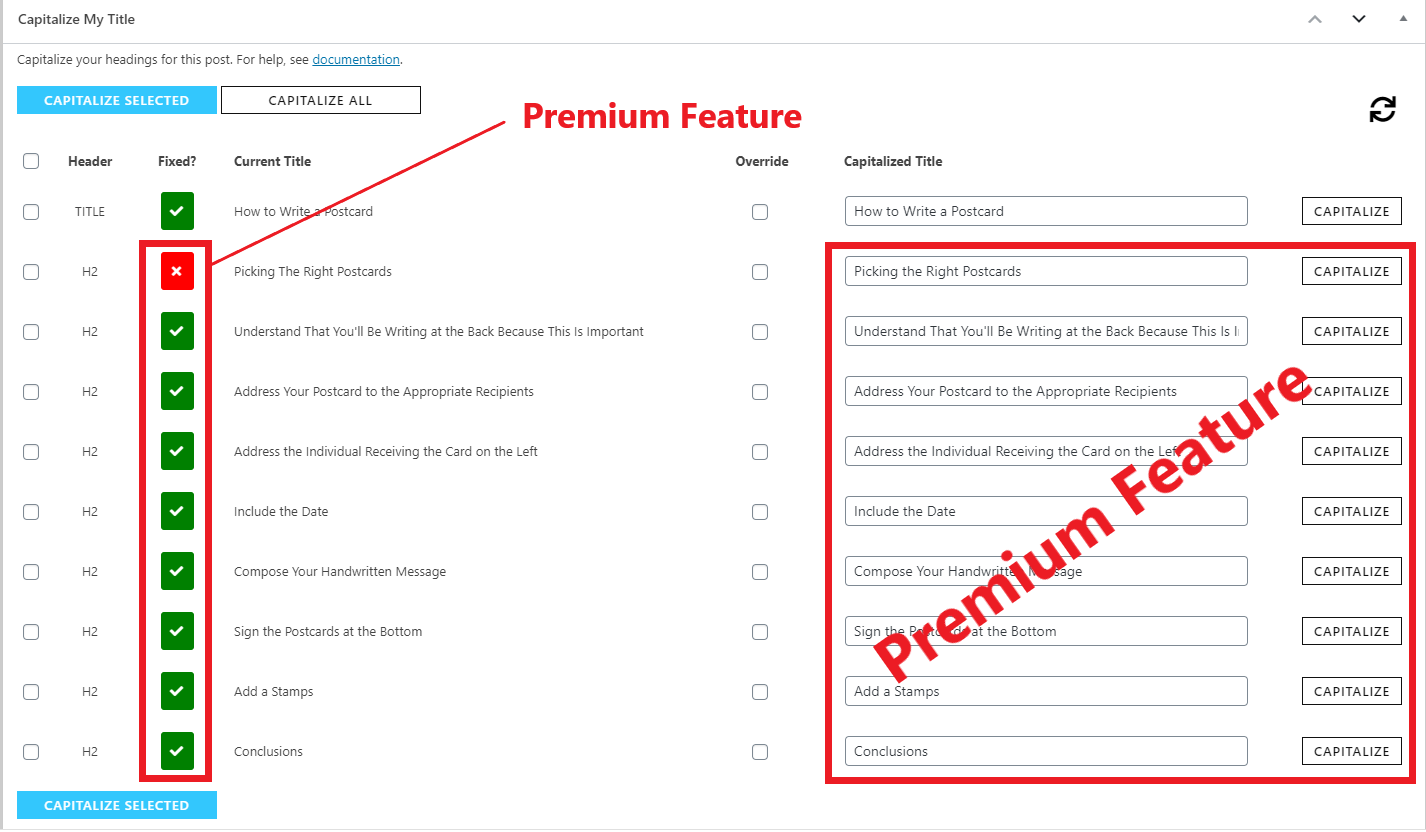 Capitalize My Title WordPress Plugin