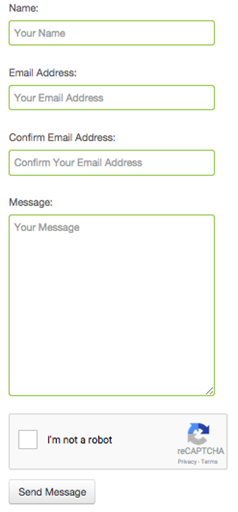 Contact Form Clean and Simple