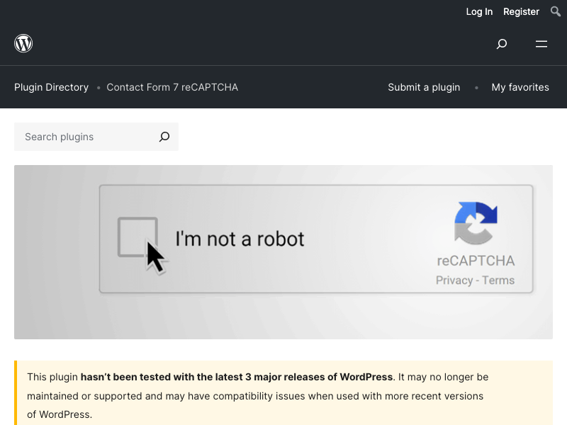 Contact Form 7 reCAPTCHA