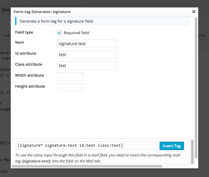 Contact Form 7 Signature Addon