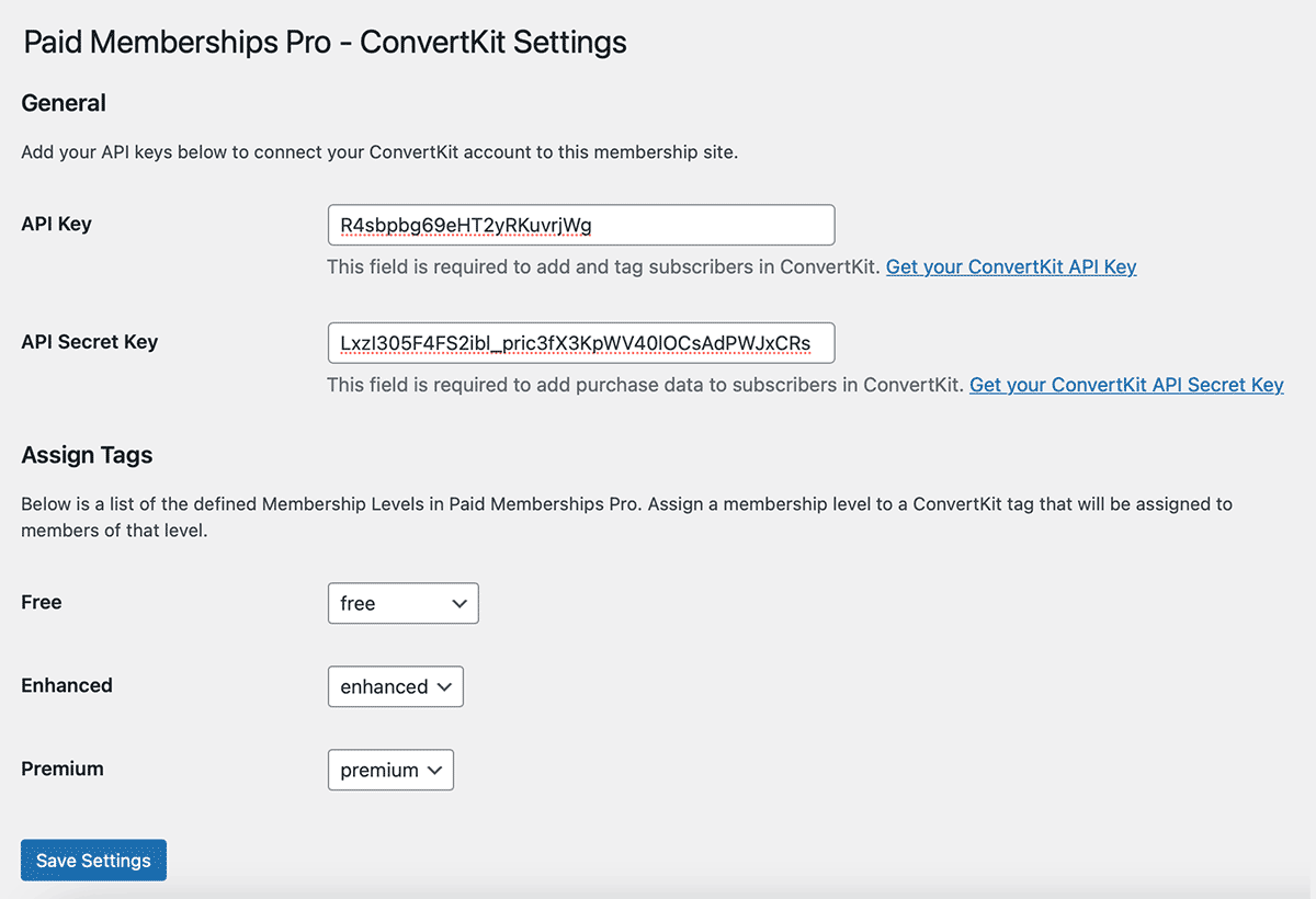 Paid Memberships Pro &#8211; ConvertKit Integration
