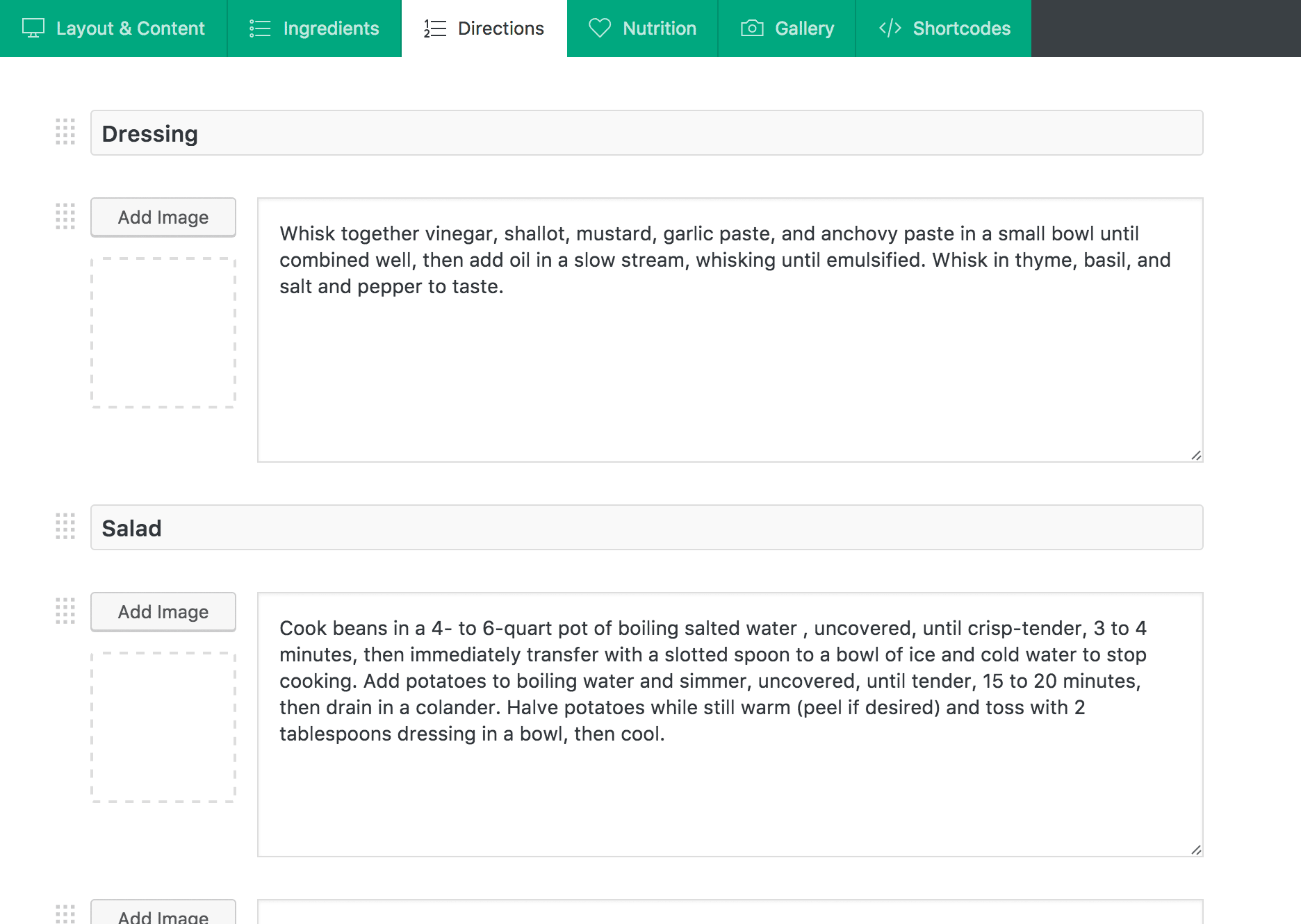 Cooked – Recipe Management