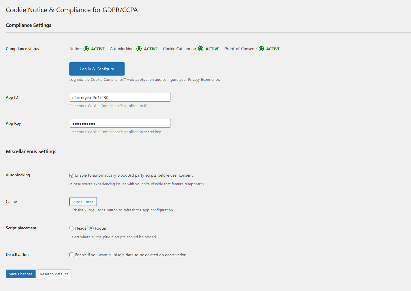 Cookie Notice & Compliance for GDPR / CCPA Plugin Review