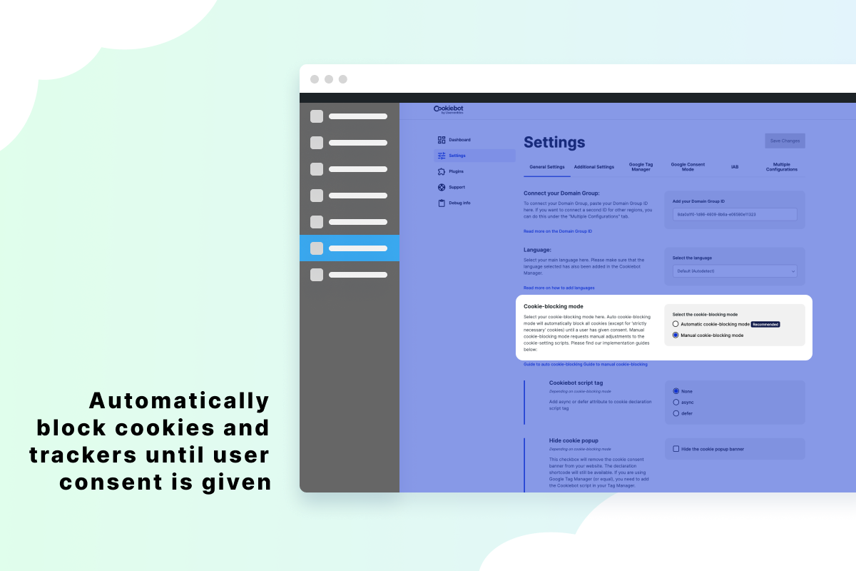 Cookie banner plugin for WordPress – Cookiebot CMP by Usercentrics