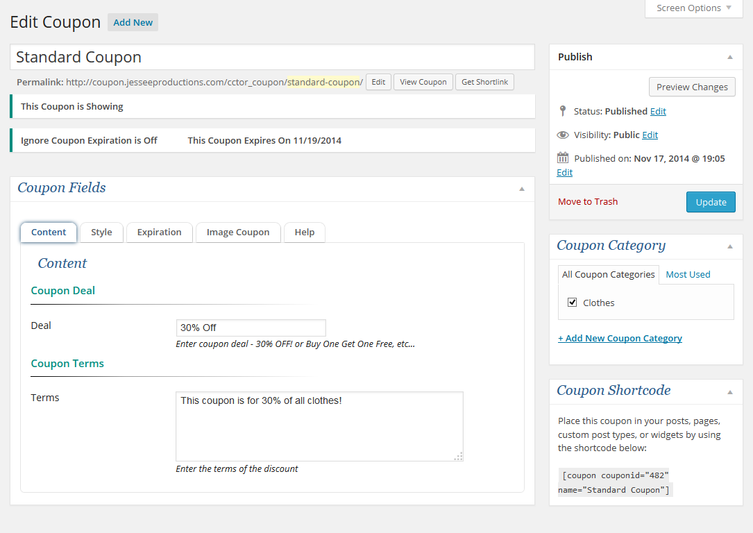 Coupon Creator