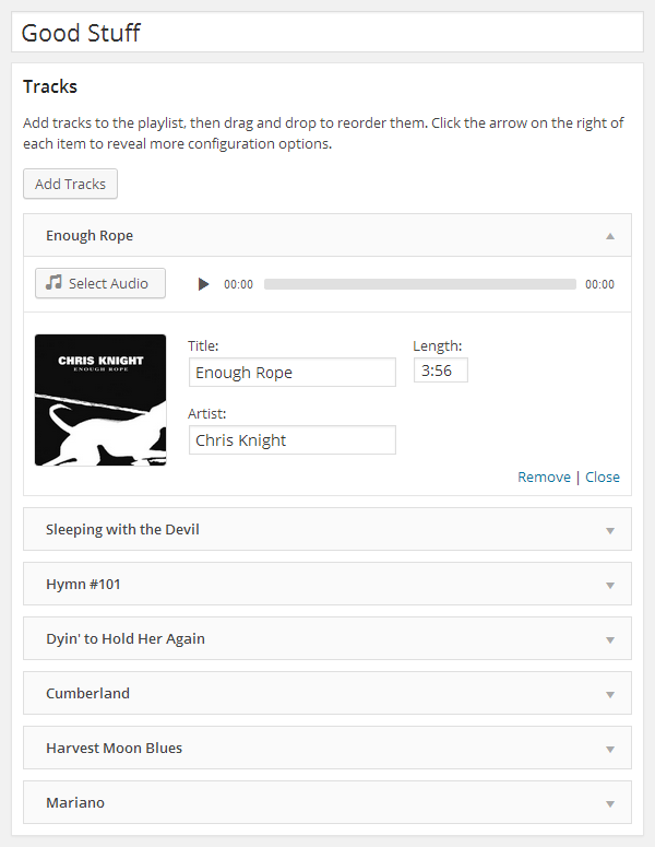 Cue by AudioTheme.com