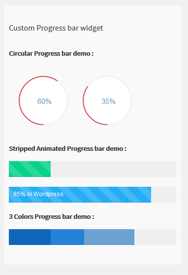 Custom progress bar