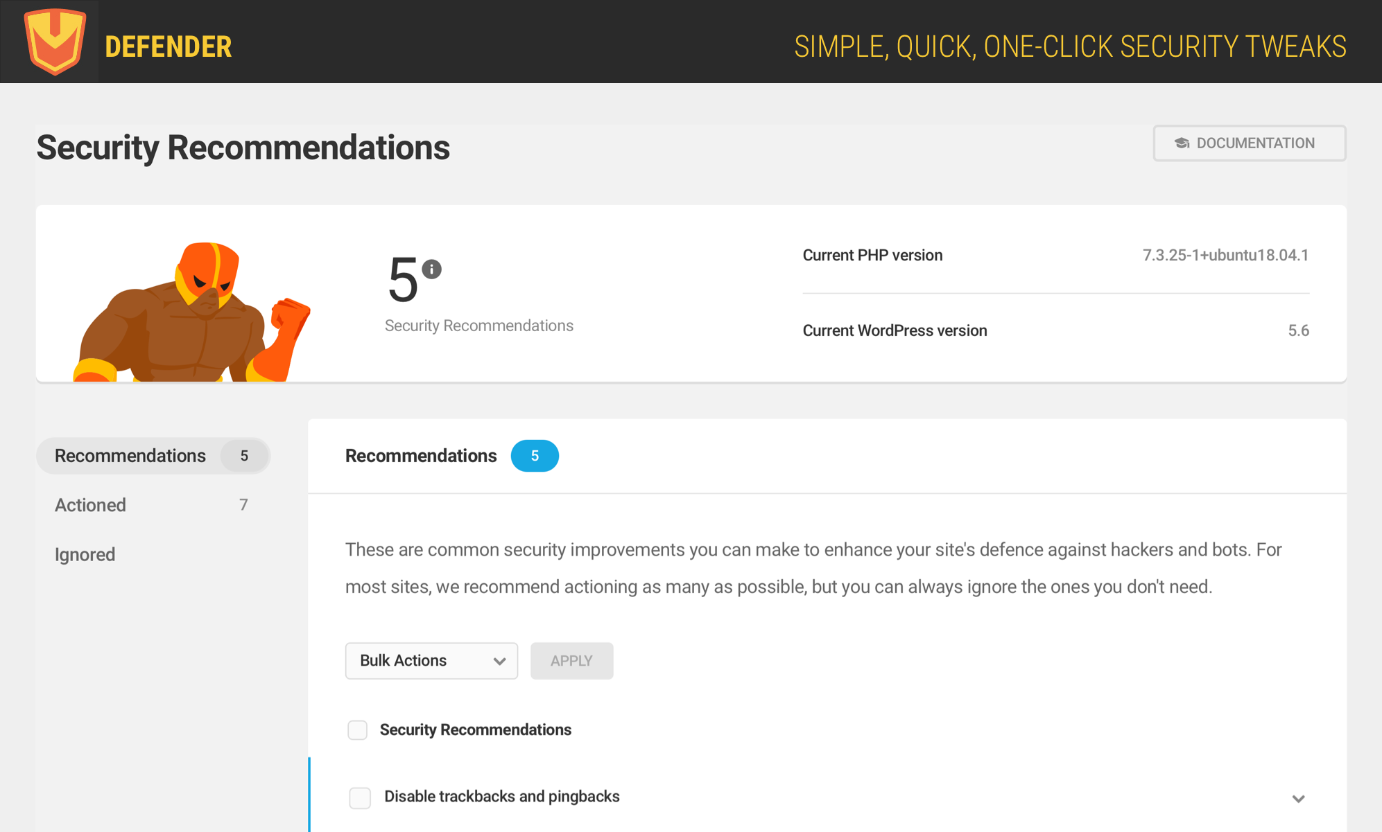 Defender Security – Malware Scanner, Login Security & Firewall