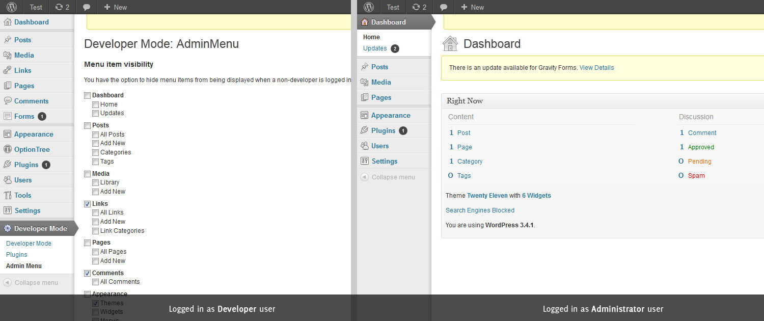 Developer Mode