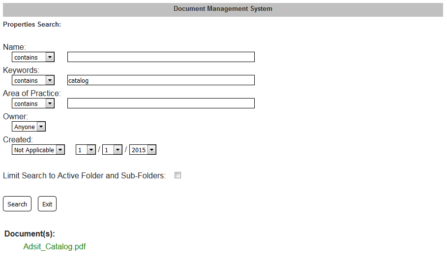 Document Management System
