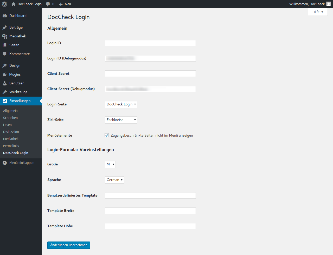 DocCheck Login