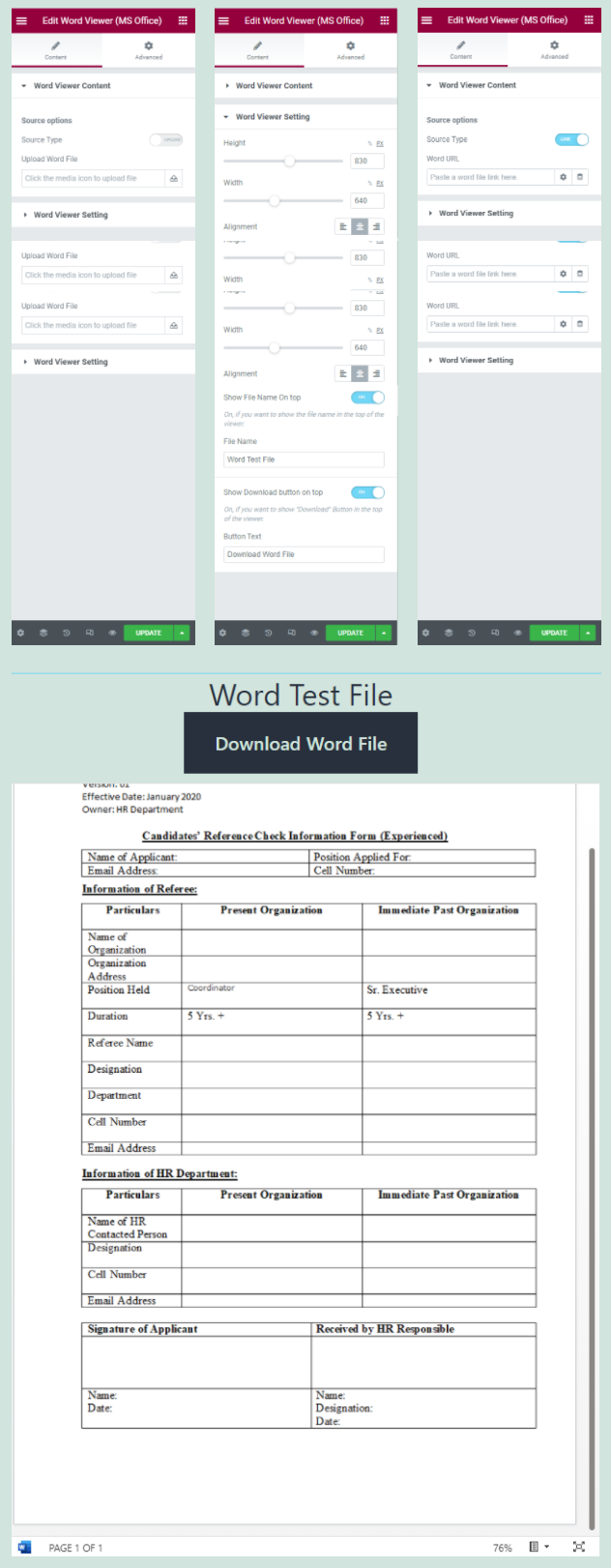 Document Embedder Addon for Elementor- Best Elementor Docs Embedder