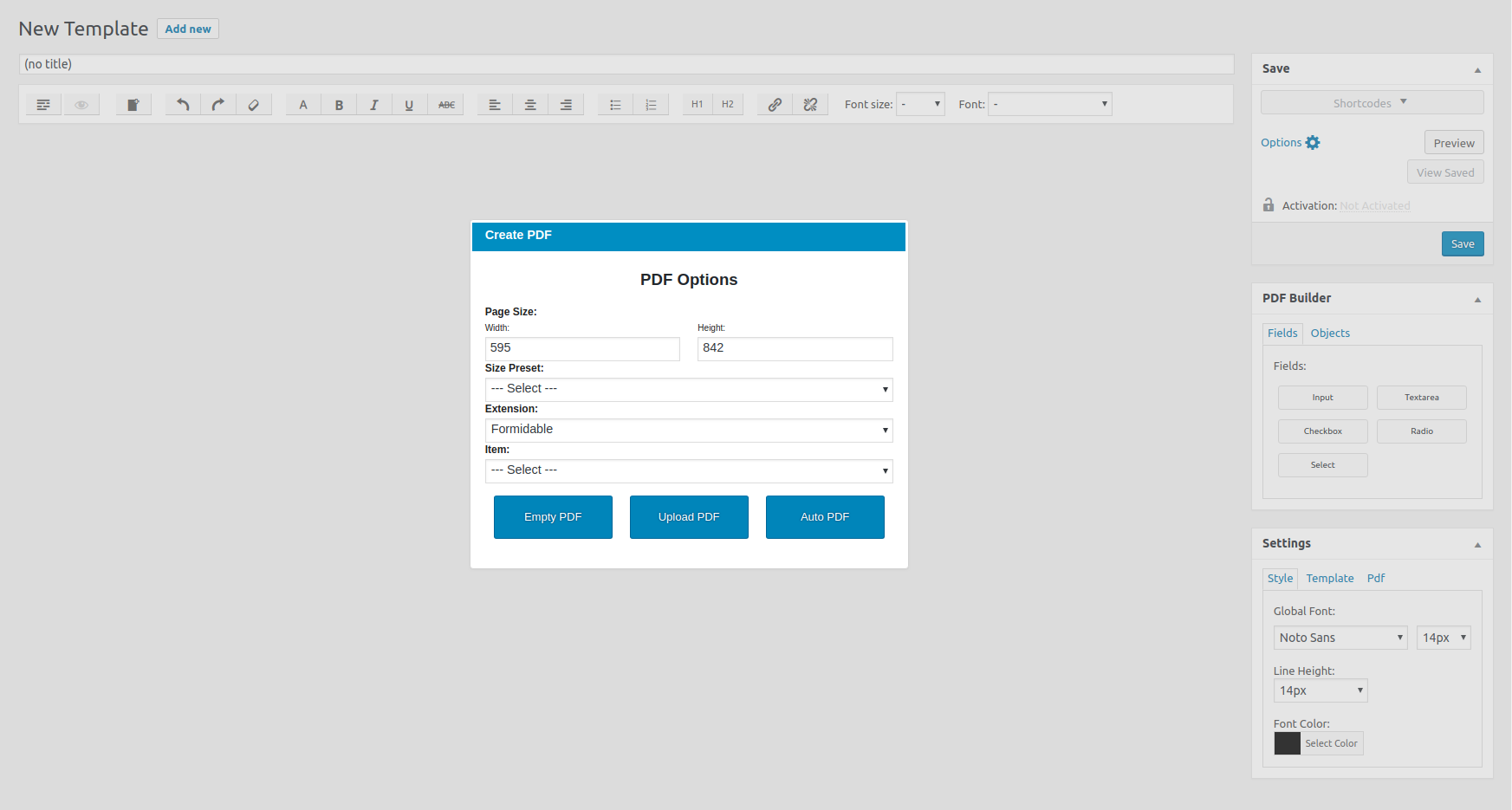 E2Pdf &#8211; Export To Pdf Tool for WordPress