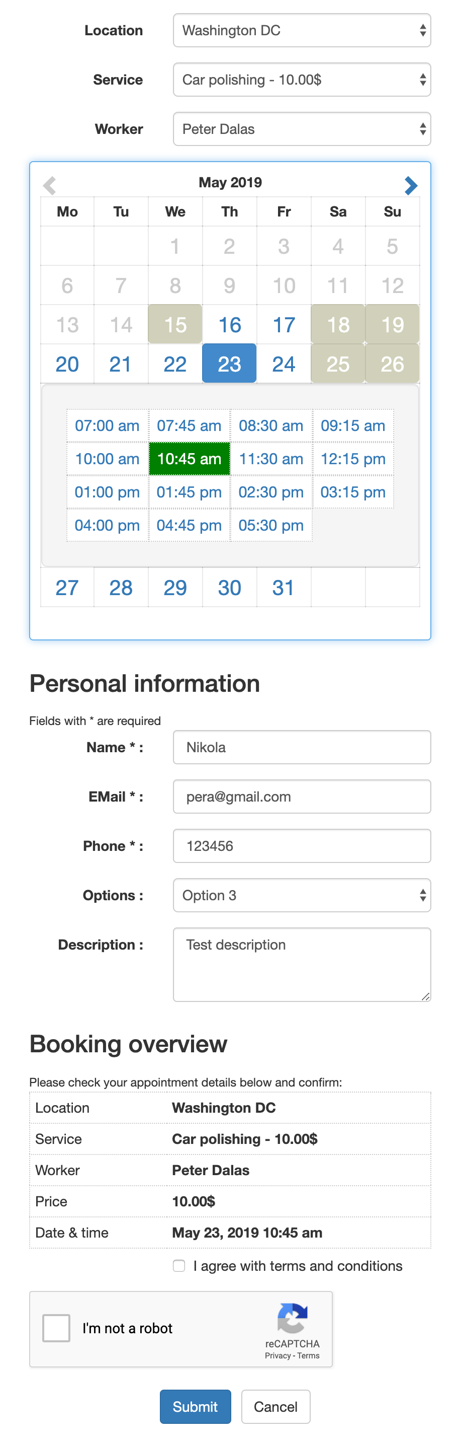 Easy Appointments