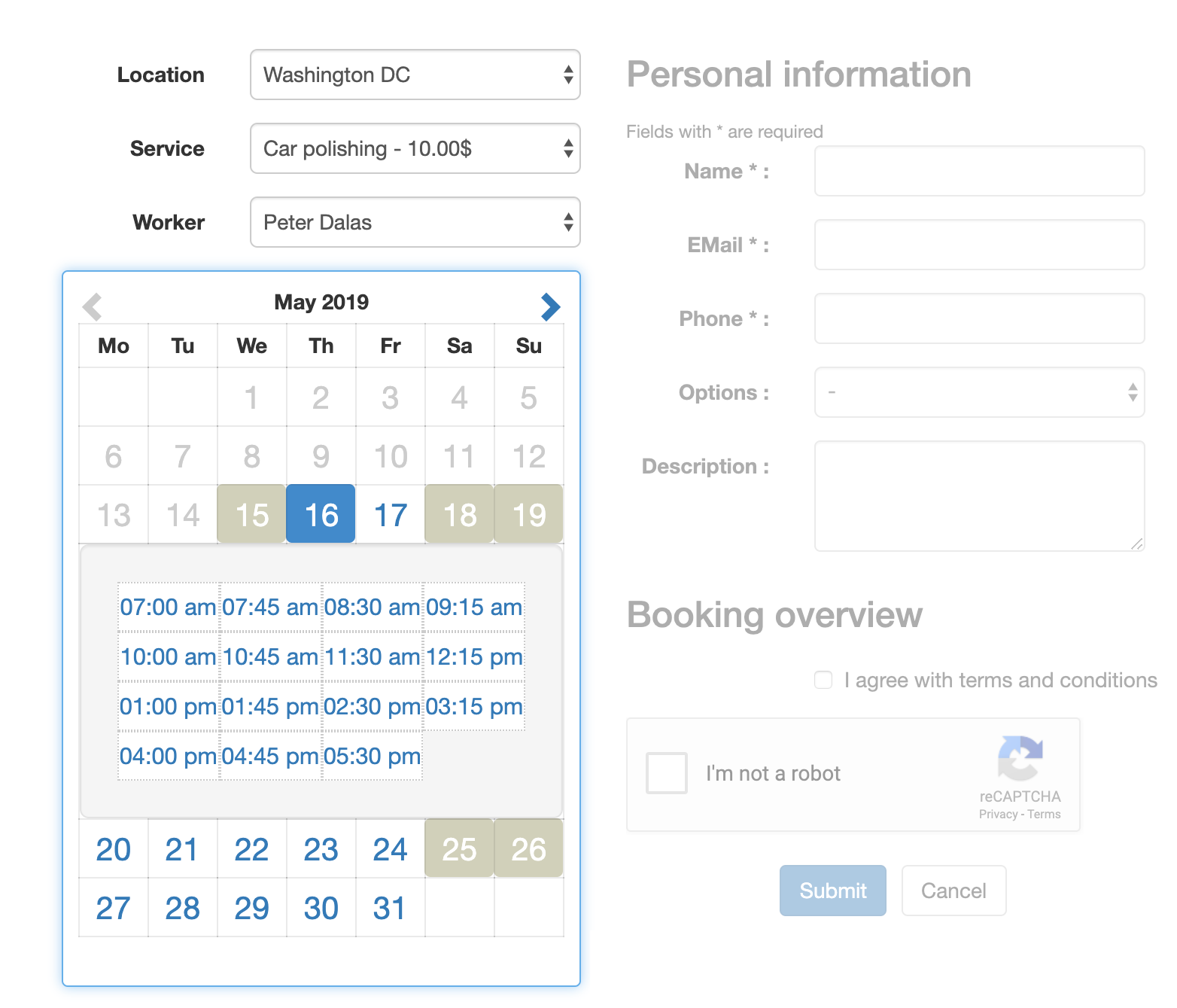 Easy Appointments